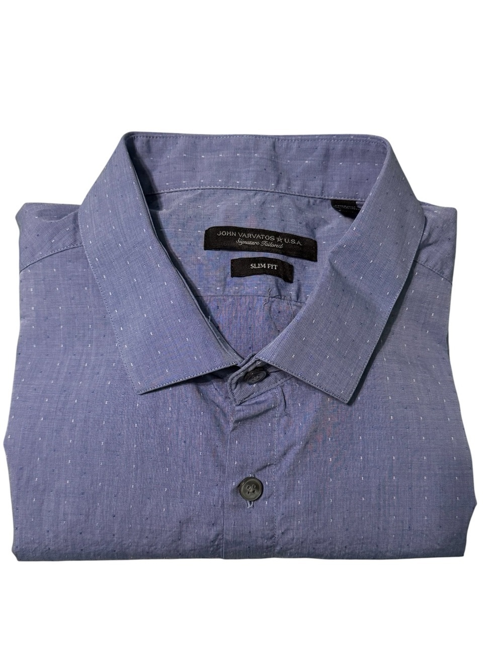 John Varvatos U.S.A. Signature Tailored Slim Fit Dress Shirt - Picture 6 of 6